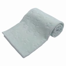 FBP206-MI: Mint Embossed Flannel Wrap